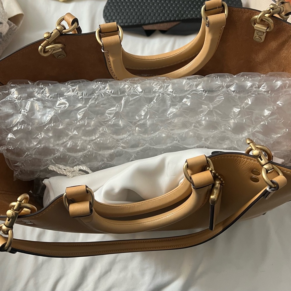 Coach Rae Tote in Tan - Picture 2 of 4